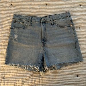 Madewell jean shorts